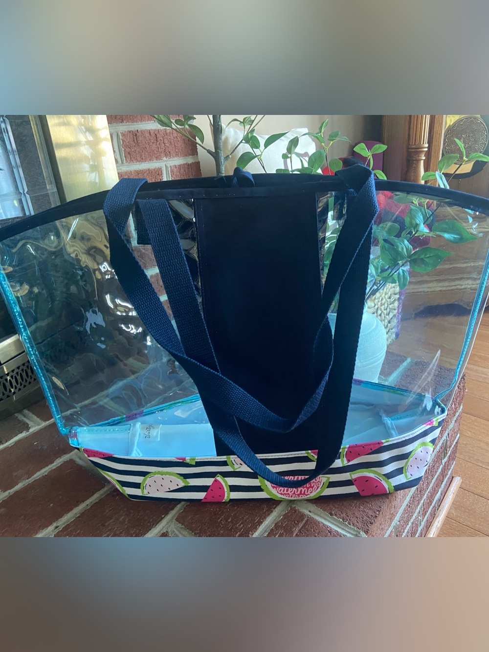 Thirty-one Clear utility tote - new!